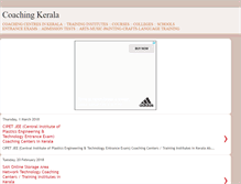 Tablet Screenshot of coachingkerala.com